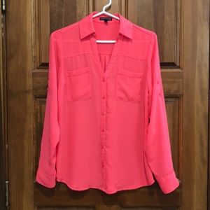 Pink Express Button down blouse